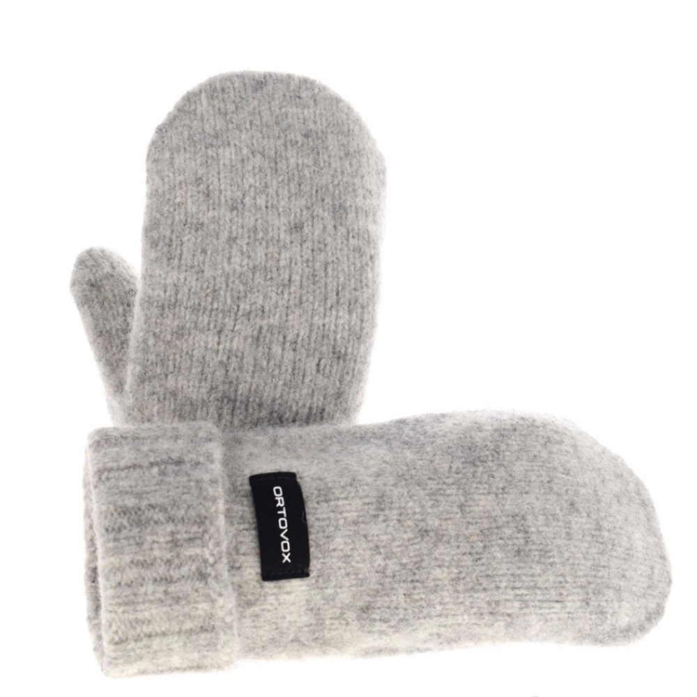 NWT~Ortovox~Gray Wool Mitten Gloves~Size S